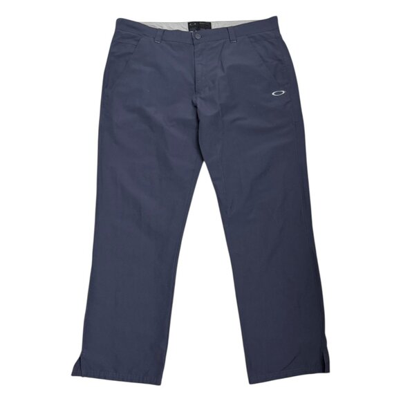 OAKLEY Gray Casual Lightweight Relaxed Designer Pants Mens 40x32 - Picture 1 of 6